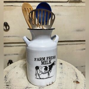 Rustic Metal  Decorative Jug